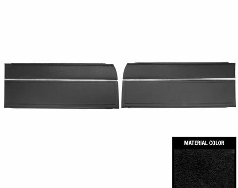 PUI Interiors 1965 Chevrolet Nova Black Front Door Panels 65XD10