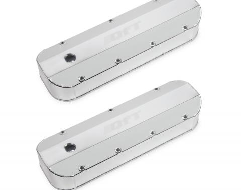 Quick Fuel Technology Quick Fuel Fabricated Aluminum Valve Cover, Big Block Chevy, Silver Finish 128-22QFT