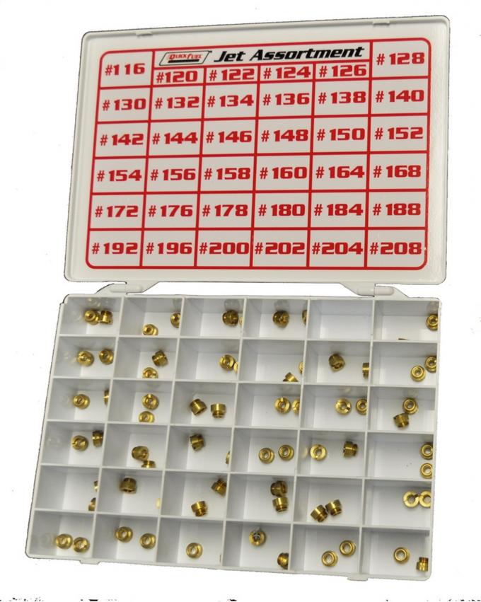 Quick Fuel Technology Alcohol Jet Assortment Kit #116 Thru #208 (2 Ea.) 36-236AQFT