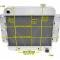 Champion Cooling 1962-1967 Chevrolet Chevy II 3 Row All Aluminum Radiator Made With Aircraft Grade Aluminum CC255