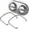 Redline Restomotive® Brake Master Cylinder Cover, Power Or Manual, 5-3/4" x 3", Chrome