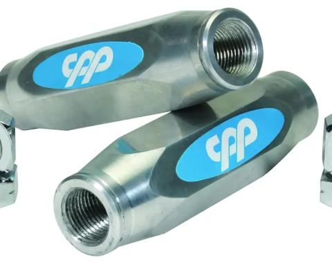 Classic Performance Aluminum Adjustable Tie Rod Sleeves Polished for a 1963-67 Nova ES2032SP-AP