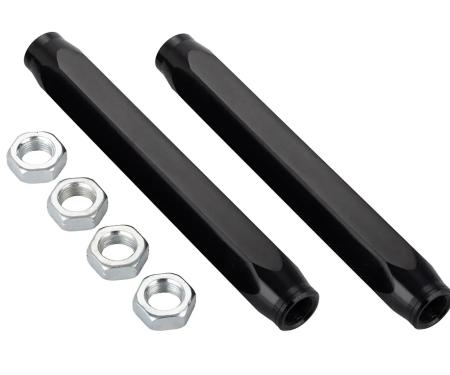 Classic Performance Aluminum Adjustable Tie Rod Sleeves Black for a 62 Chevy II / Nova ES312SP-AB
