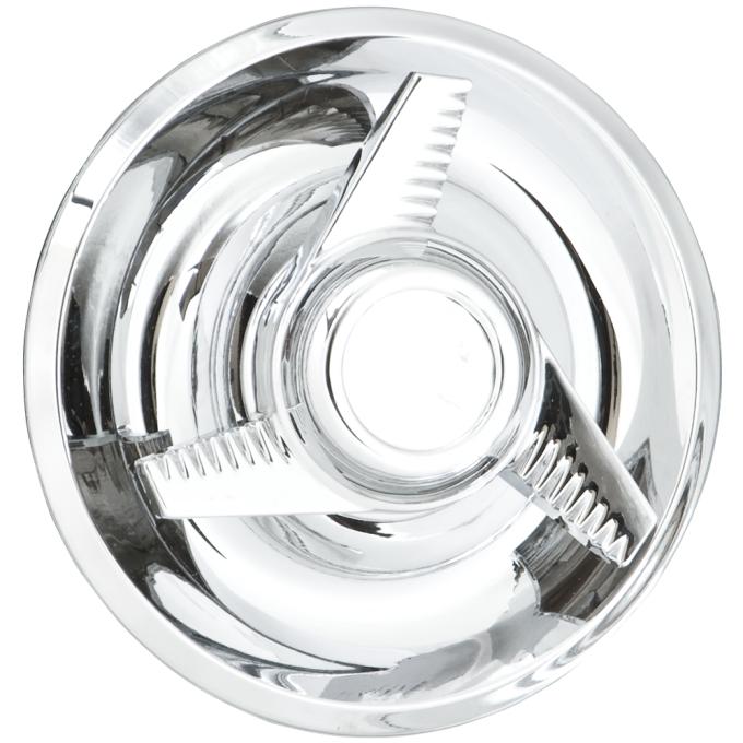 Coker Tire Fluted Swept Knock-Off Chrome LH 7" 1019-C-1L