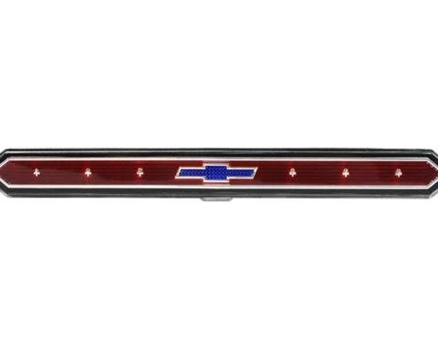 AMD Rear Body Emblem, with Blue Bowtie Logo, 65 Chevy II Nova T-3029