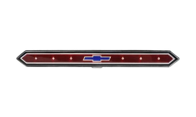 AMD Rear Body Emblem, with Blue Bowtie Logo, 65 Chevy II Nova T-3029
