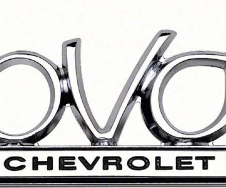 AMD Trunk Emblem, "Nova BY CHEVROLET", 68-72 Chevy II Nova K-8728940