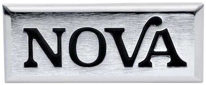 AMD Grille Emblem w/ Hardware, "Nova", 76-77 Nova (Except SS & Rally) K-372170