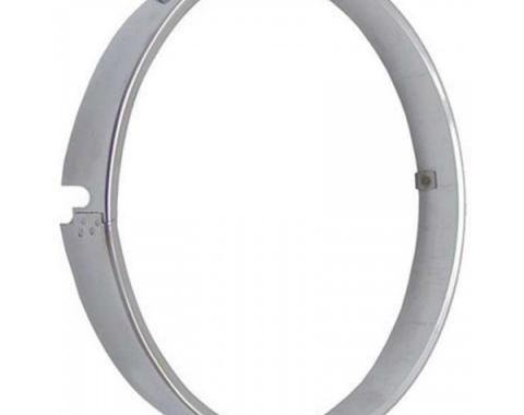 Chevy Nova Retaining Ring, Headlamp Seal Beam, Stainless Steel, 1970-1973