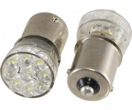 Light Bulbs, 1156, (15) Miniature LEDs Hyper White, Set of 2