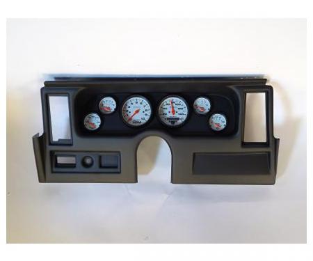 Nova Classic Dash Complete Six Gauge Panel, With Autometer Phantom Electric Gauges, 1977-1979