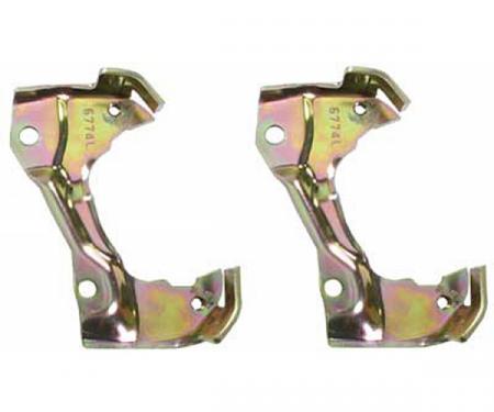 Nova Disc Brake Caliper Mounting Brackets, Single-Piston, Front, Modified, 1968-1974