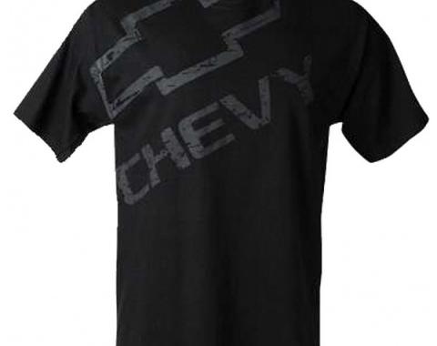 Chevy T-Shirt, Distressed Chevy With Bowtie