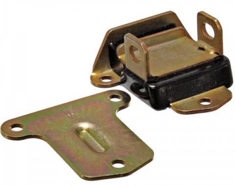 Corvette Motor Mount, Urethane, Zinc Plated, 1963-1982