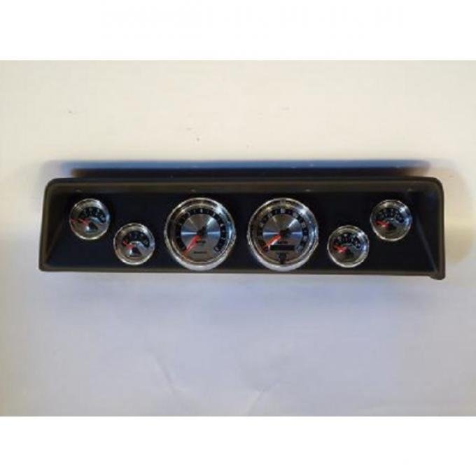 Nova Classic Dash Complete Six Gauge Panel With American Muscle Autometer Gauges Gauges, 1966-1967