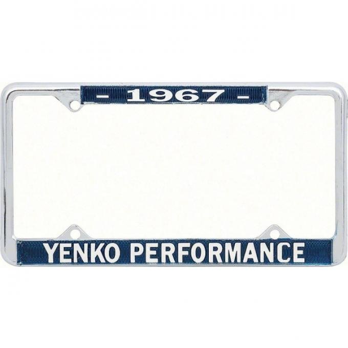 Nova License Frame, Yenko, 1967