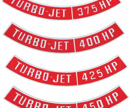 Nova And Chevy II Air Cleaner Emblem, Turbo Jet, 1962-1979