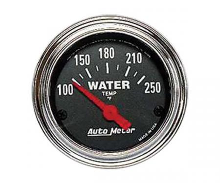 Nova Water Temperature Gauge, Chrome, AutoMeter