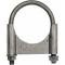 Nova Exhaust Muffler Clamp, Guillotine Style, Steel, 2, 1967-1969