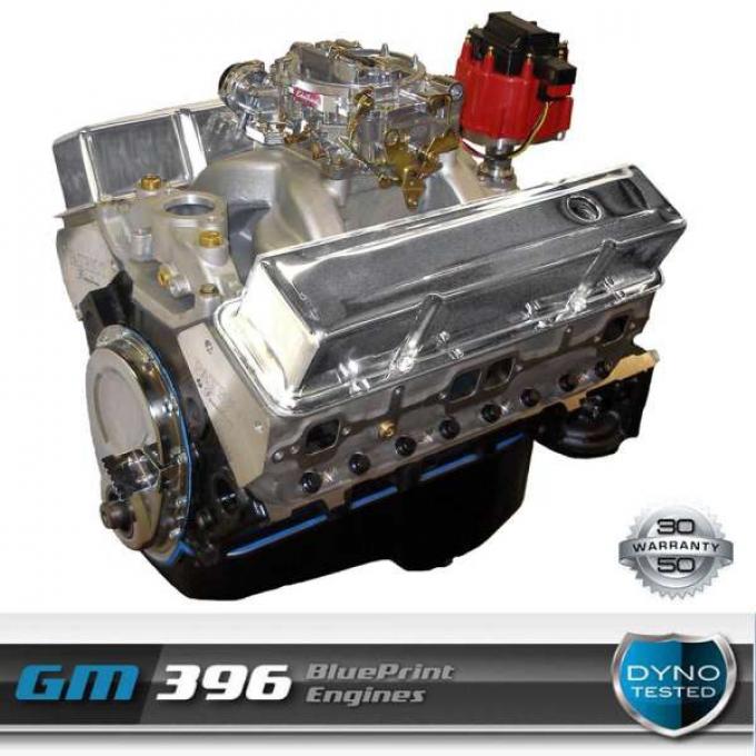 Nova 396 C.I. Blueprint Crate Engine 485HP, Roller Cam, Aluminum Heads, 1962-1979