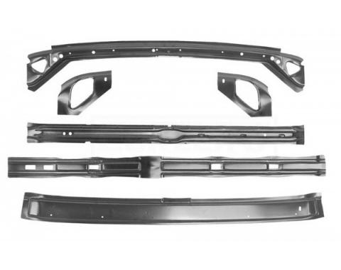 Nova And Chevy II Roof Panel Inner Braces, Coupe, 1966-1967