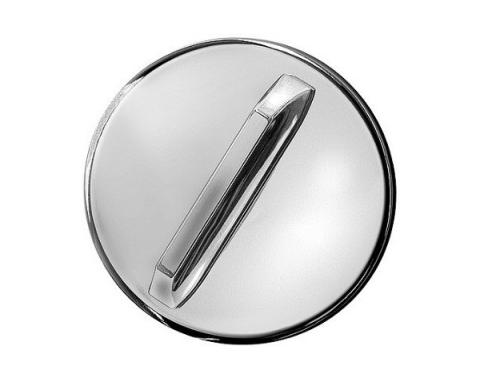 Nova Or Chevy II Gas Cap, Chrome 1965-1967