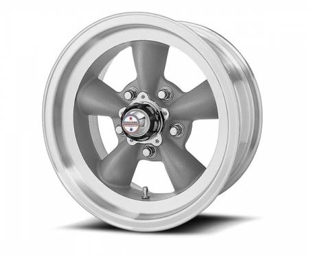 American Racing Torq-Thrust D Gray Wheel W/ Machine Lip, 15X4.5
