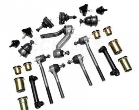 Nova Suspension Rebuild Kit, Front End, Complete, For Manual Steering, Polyplus, 1963-1967