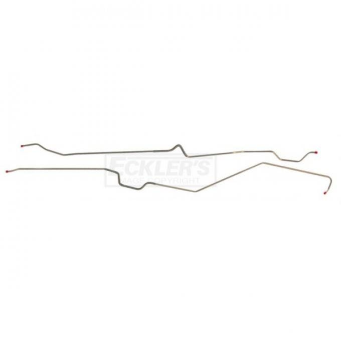 Chevy II Or Nova Main Fuel Line, 5/16, V8, 2 Piece, Stainless Steel 1966