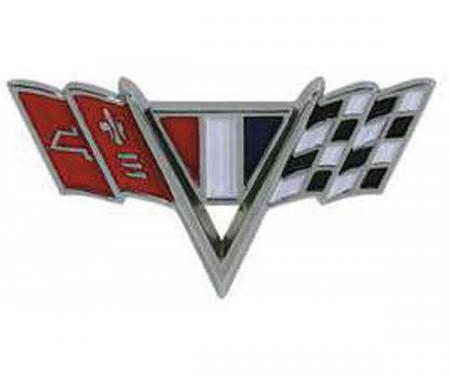 Fender Emblem, V With Flags, 1964-1967