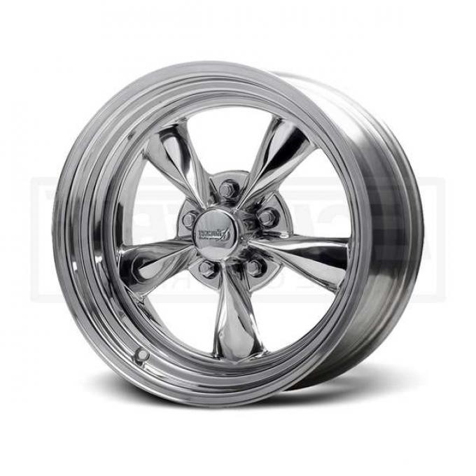 Nova Polished Fuel Wheel, 15x4, 5x4 1/2 Pattern,