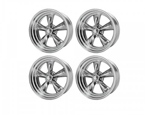 Chevy American Racing Torq Thrust II Wheel Set, Polished Aluminum, 15X7