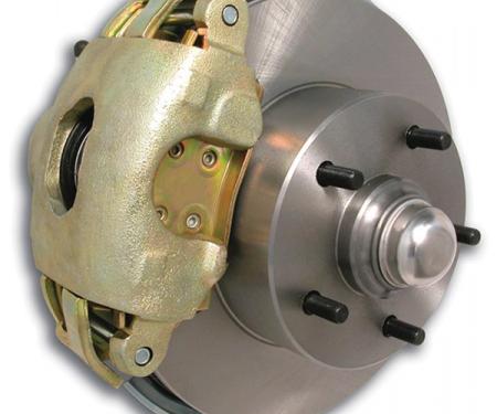 Nova Brake Conversion Kit, Drum To Disc, Front, Single Piston, Non-Power, Cast Iron Calipers, At Wheels Only1962-1967