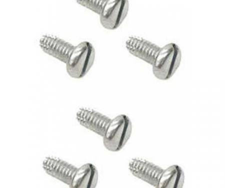 Nova Headlight Retaining Ring Mounting Screw Set, 1962-1975