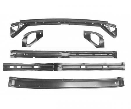 Nova And Chevy II Roof Panel Inner Braces, Coupe, 1966-1967