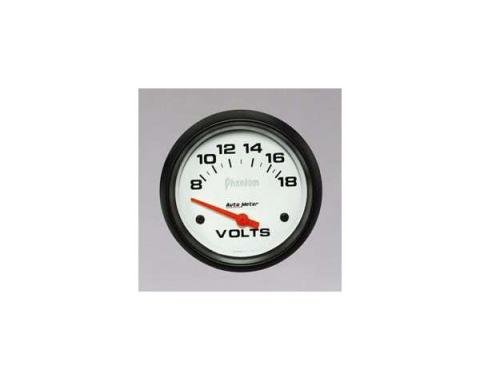 Nova Voltmeter Gauge, Phantom, AutoMeter