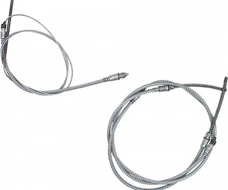 Nova Parking Brake Cable Set, Steel, 1962-1965