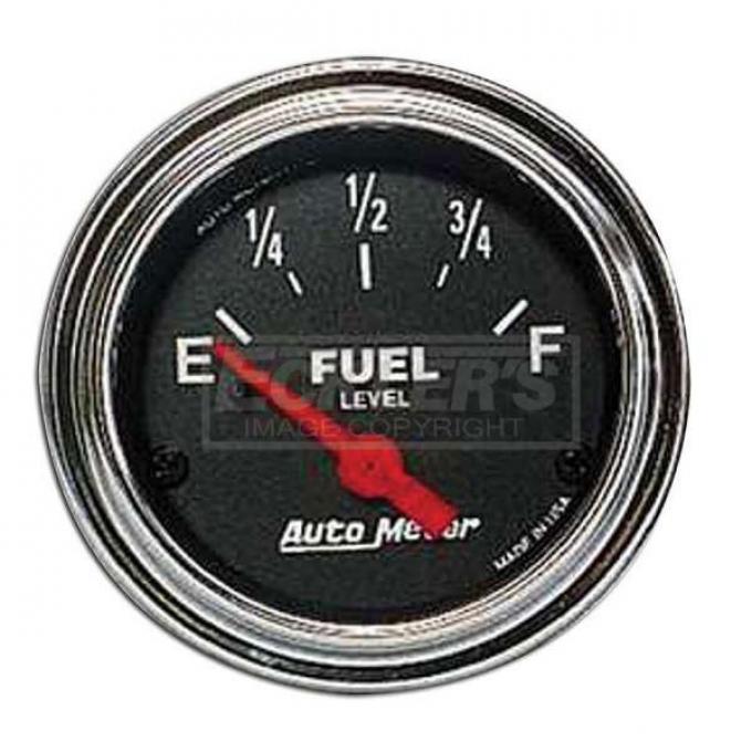 Nova Oil Pressure Gauge, Chrome, AutoMeter