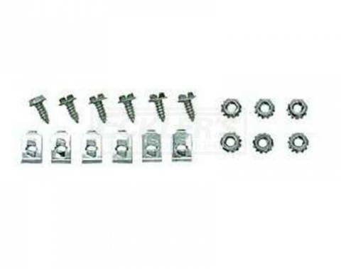 Nova Grille Fastener Kit, Standard And Super Sport, 1970-1972