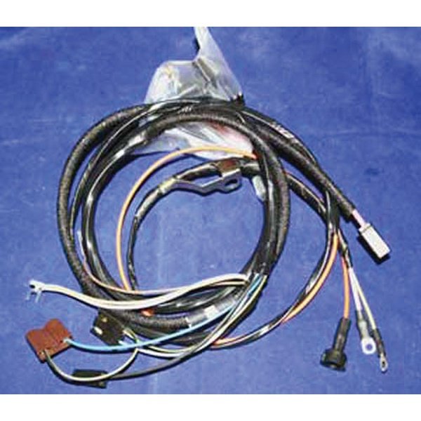 Nova Engine Wiring Harness, V8, With Factory Gauges And Carb. Idle Stop