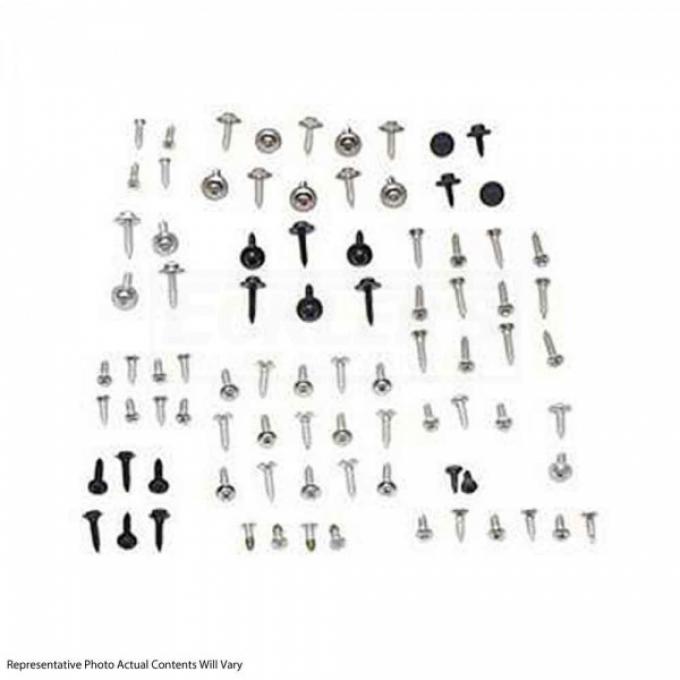 Nova And Chevy II Interior Screw Kit, Four Door, 1966