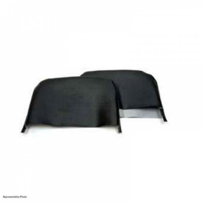 Legendary Auto Interiors Nova Headrest Covers, Bench Seat, Black, 1969