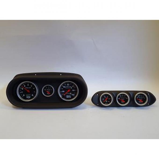 Nova Classic Dash Complete Six Gauge Panel With Sport Comp Autometer Gauges, 1962-1965