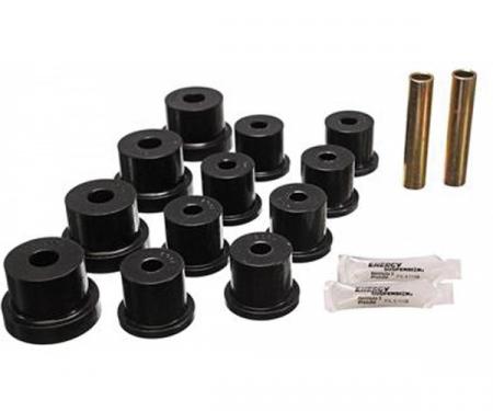 Nova Rear Leaf Spring Bushings, Polyurethane, Mono Leaf, 1962-1974