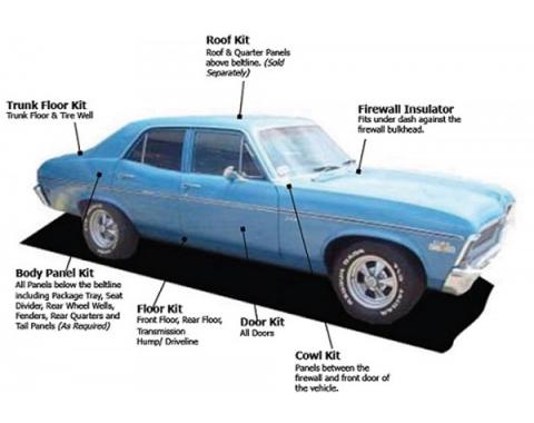 Nova AcoustiShield, Floor, Convertible, 1962-1963