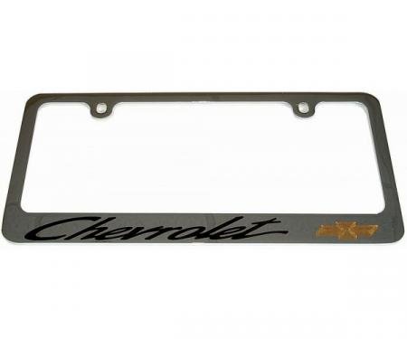 Nova License Plate Frame, Bowtie And Chevrolet Script Letters, 1962-1979