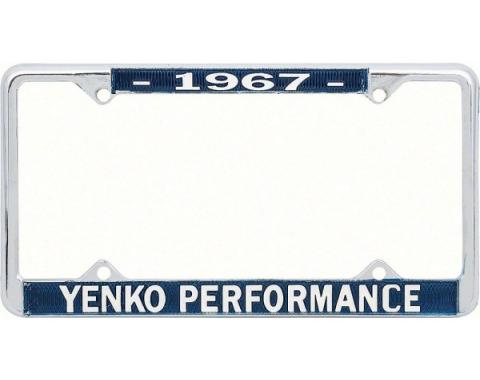 Nova License Frame, Yenko, 1967