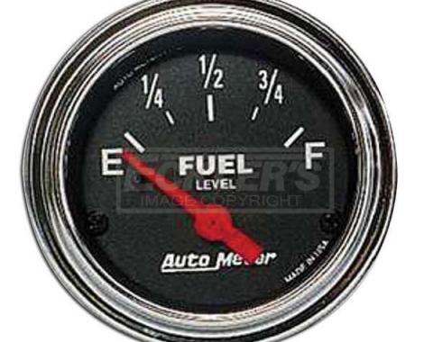 Nova Oil Pressure Gauge, Chrome, AutoMeter