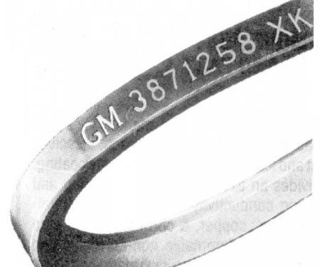 Nova And Chevy II Power Steering Belt, 327 With 350Horsepower, 1966