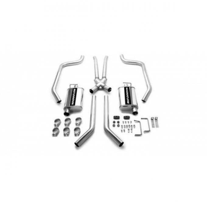 Nova Dual Exhaust System, 3.0'', Performance, MagnaFlow, 1969-1973